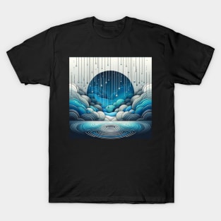 Melodic Rain: Symphony of the Sea T-Shirt